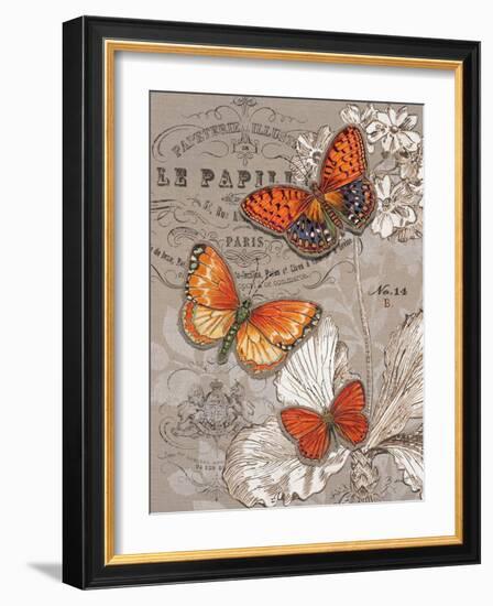 Linen Trio Ivory-Chad Barrett-Framed Art Print