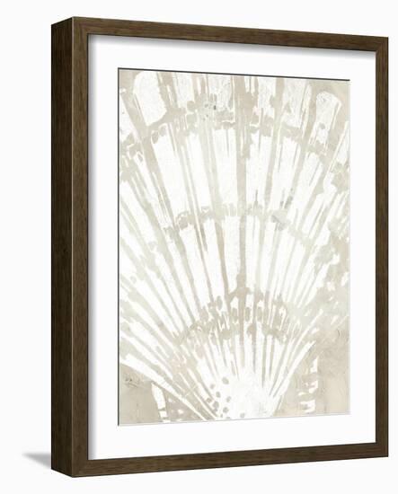 Linen Tropical Silhouette II-June Vess-Framed Art Print