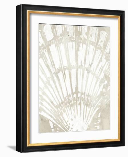 Linen Tropical Silhouette II-June Vess-Framed Art Print