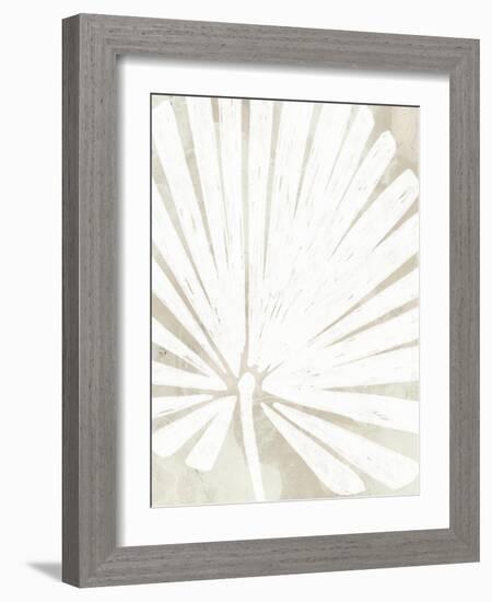 Linen Tropical Silhouette IV-June Vess-Framed Art Print