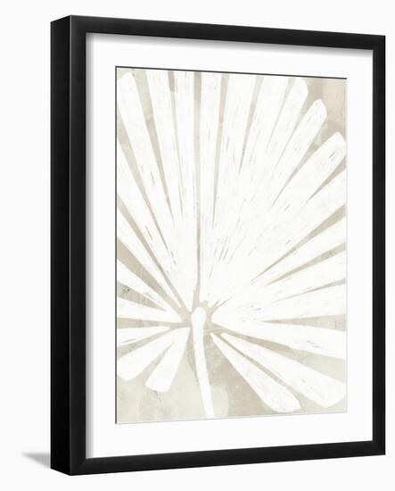 Linen Tropical Silhouette IV-June Vess-Framed Art Print