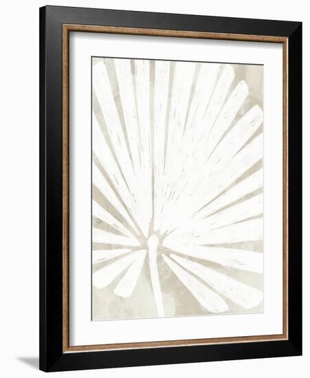 Linen Tropical Silhouette IV-June Vess-Framed Art Print