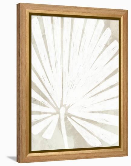 Linen Tropical Silhouette IV-June Vess-Framed Stretched Canvas