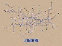 London (Dark Gray & Mustard)-LinePosters-Serigraph