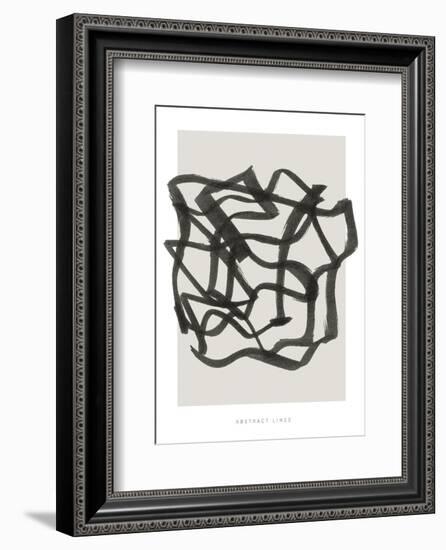 Lines 1-Design Fabrikken-Framed Premium Giclee Print