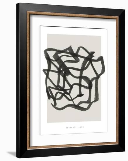 Lines 1-Design Fabrikken-Framed Art Print