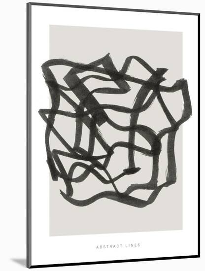 Lines 1-Design Fabrikken-Mounted Art Print
