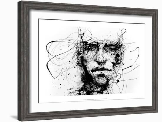 Lines hold the Memories-Agnes Cecile-Framed Art Print