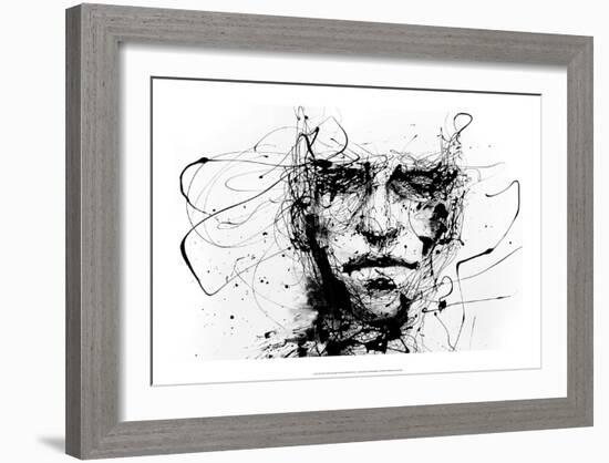 Lines hold the Memories-Agnes Cecile-Framed Art Print