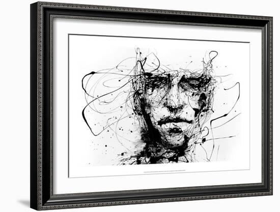 Lines hold the Memories-Agnes Cecile-Framed Art Print