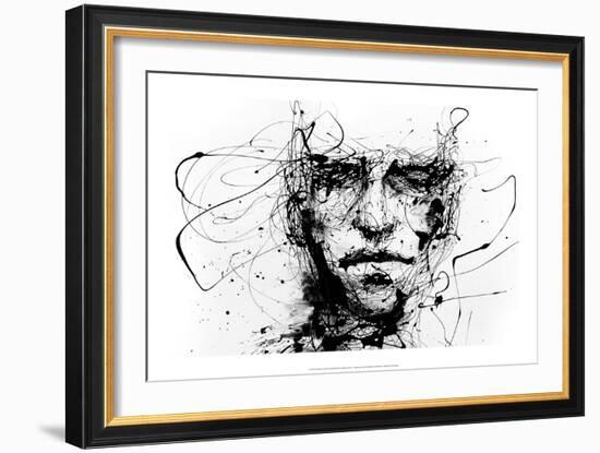 Lines hold the Memories-Agnes Cecile-Framed Art Print