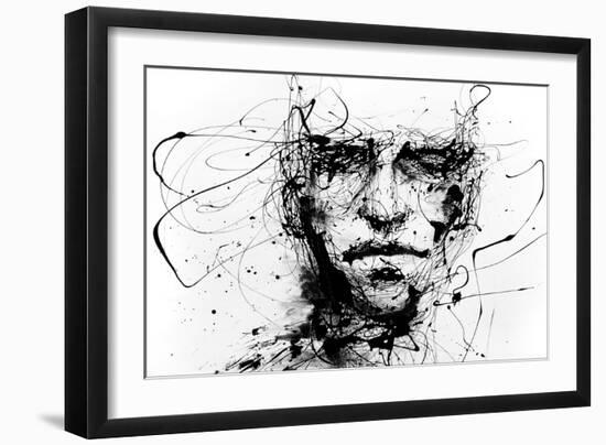 Lines Hold The Memories-Agnes Cecile-Framed Art Print