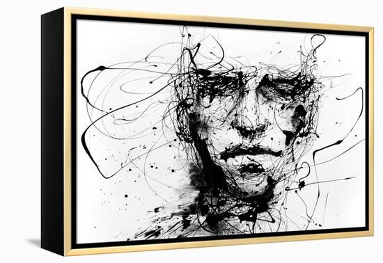 Lines Hold The Memories-Agnes Cecile-Framed Stretched Canvas