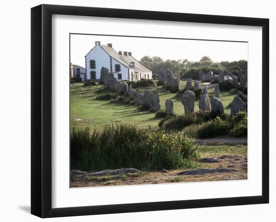 Lines of Menec, Carnac, Brittany, France-Adam Woolfitt-Framed Photographic Print