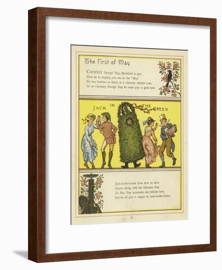Lines of Verse About the First of May and Jack in the Green-Thomas Crane-Framed Giclee Print