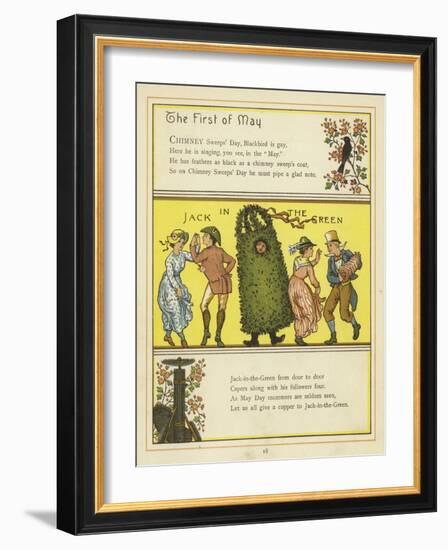 Lines of Verse About the First of May and Jack in the Green-Thomas Crane-Framed Giclee Print