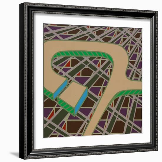 Lines Project 54-Eric Carbrey-Framed Giclee Print