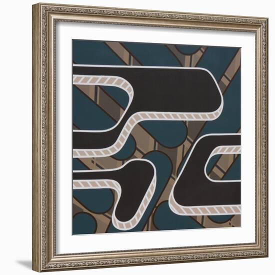 Lines Project 56-Eric Carbrey-Framed Giclee Print