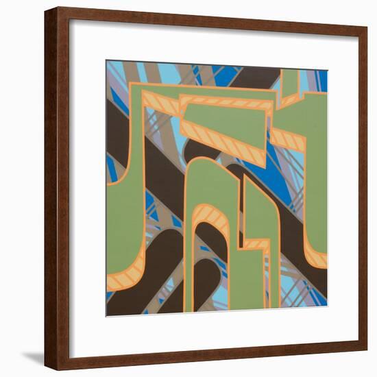 Lines Project 58-Eric Carbrey-Framed Giclee Print
