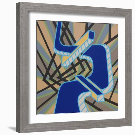 Lines Project 59-Eric Carbrey-Framed Giclee Print