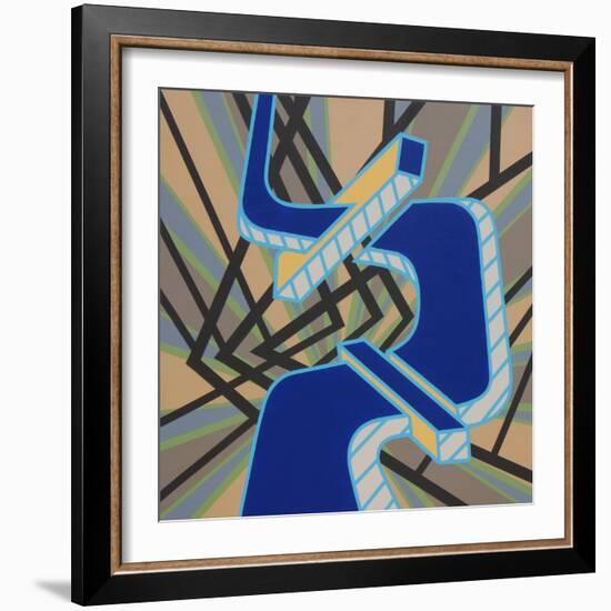 Lines Project 59-Eric Carbrey-Framed Giclee Print