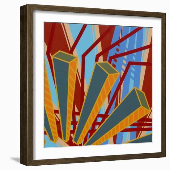 Lines Project 62-Eric Carbrey-Framed Giclee Print