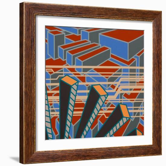 Lines Project 65-Eric Carbrey-Framed Giclee Print