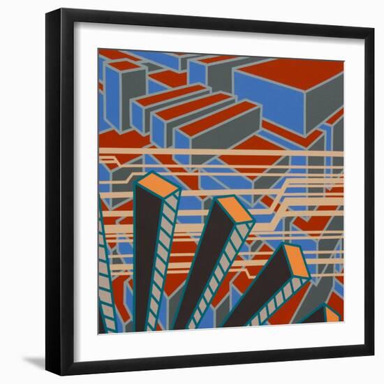 Lines Project 65-Eric Carbrey-Framed Giclee Print