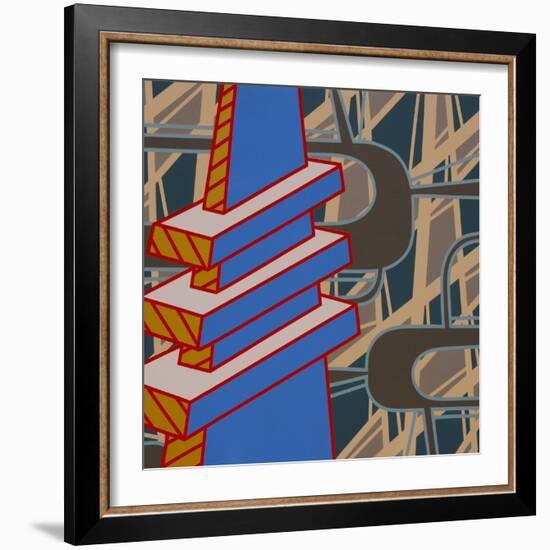 Lines Project 69-Eric Carbrey-Framed Giclee Print