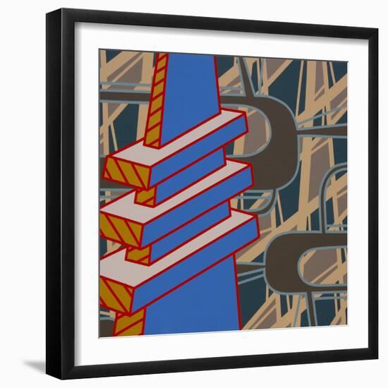 Lines Project 69-Eric Carbrey-Framed Giclee Print