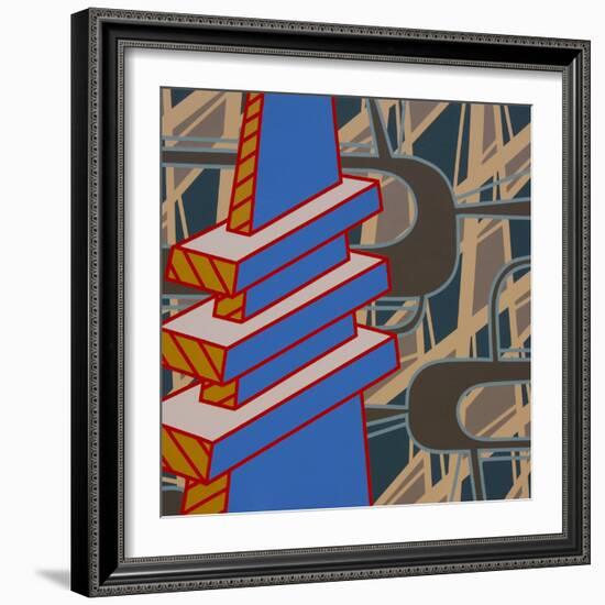 Lines Project 69-Eric Carbrey-Framed Giclee Print