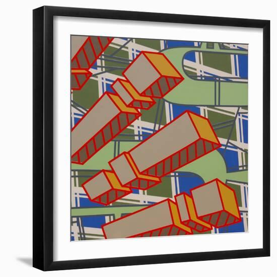 Lines Project 78-Eric Carbrey-Framed Giclee Print