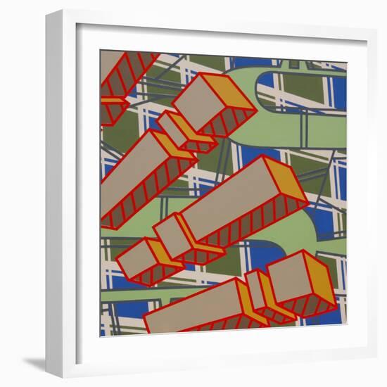 Lines Project 78-Eric Carbrey-Framed Giclee Print