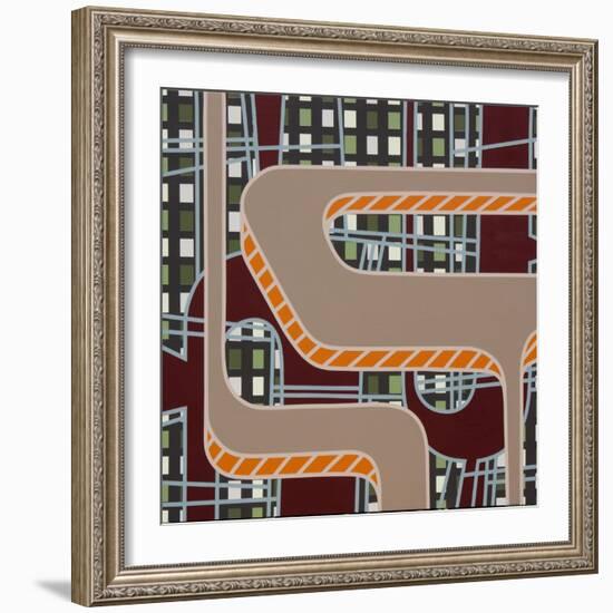 Lines Project 81-Eric Carbrey-Framed Giclee Print