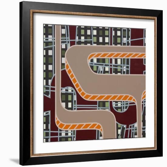 Lines Project 81-Eric Carbrey-Framed Giclee Print