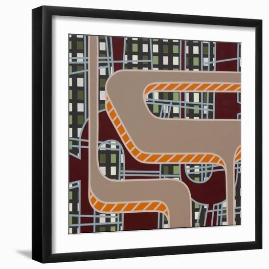 Lines Project 81-Eric Carbrey-Framed Giclee Print
