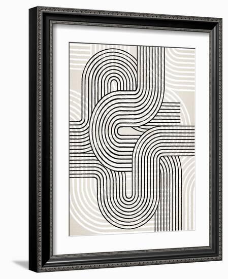 Lines X Lines 13, 2024-Parker Ross-Framed Art Print