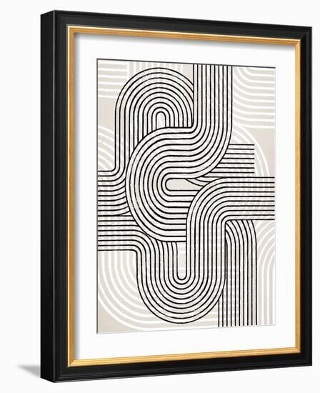 Lines X Lines 13, 2024-Parker Ross-Framed Art Print