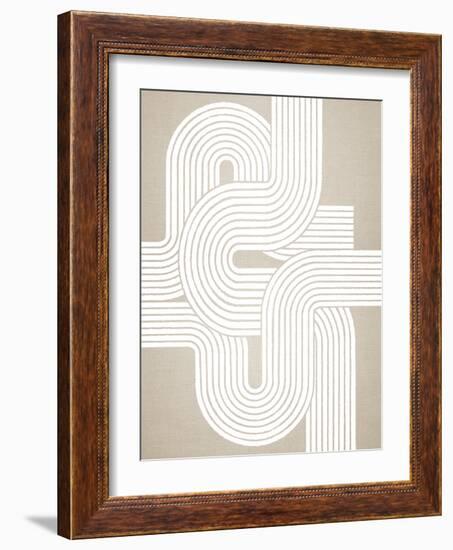 Lines X Lines 14, 2024-Parker Ross-Framed Art Print