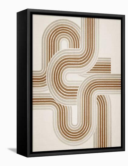 Lines X Lines 15, 2024-Parker Ross-Framed Stretched Canvas