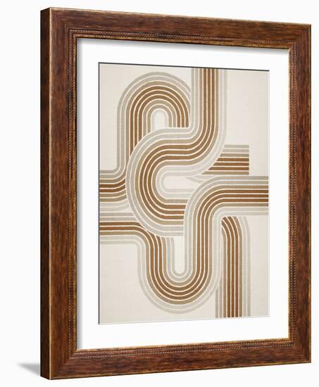 Lines X Lines 15, 2024-Parker Ross-Framed Art Print