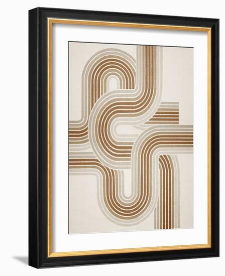 Lines X Lines 15, 2024-Parker Ross-Framed Art Print