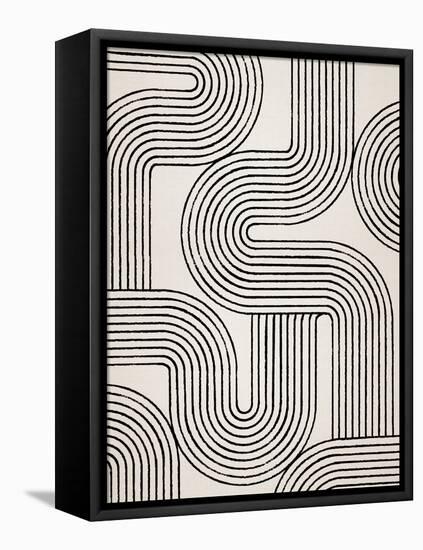 Lines X Lines 2, 2024-Parker Ross-Framed Stretched Canvas