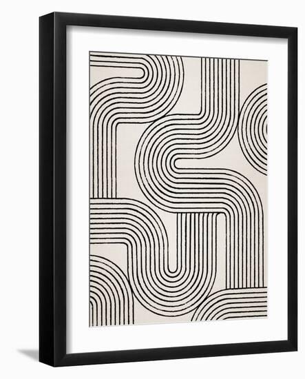 Lines X Lines 2, 2024-Parker Ross-Framed Art Print