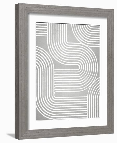 Lines X Lines 6, 2024-Parker Ross-Framed Art Print