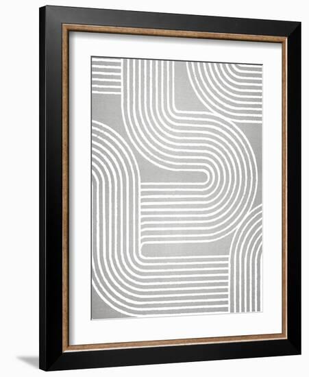 Lines X Lines 6, 2024-Parker Ross-Framed Art Print