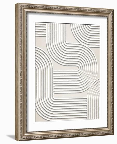 Lines X Lines 8, 2024-Parker Ross-Framed Art Print