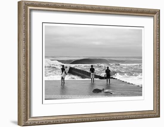 Lineup Lighthouse-Matthew Lusk-Framed Giclee Print