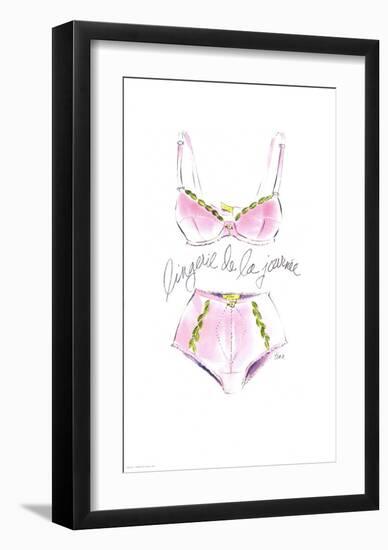 Lingerie de la Journee-Tina-Framed Art Print