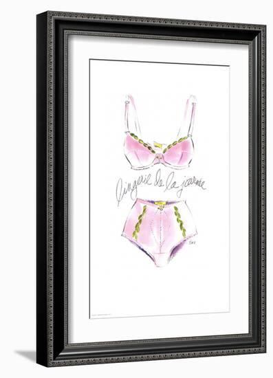 Lingerie de la Journee-Tina-Framed Art Print